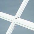 3/4 inch sculptured grill bar for slider windows