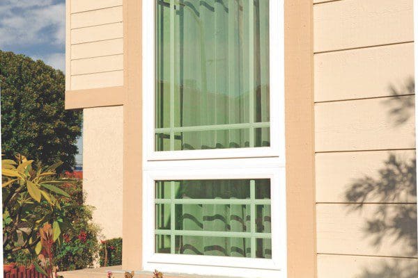 Awning window exterior — Central Florida home