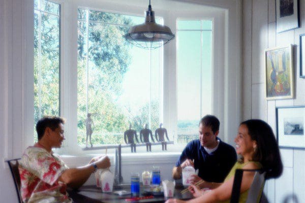 Bay window in kitchen — Central Florida home