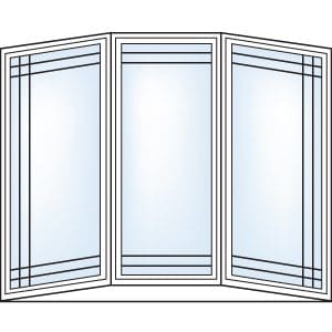 Double Perimeter grill — bow windows