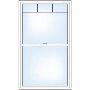 Victorian grill pattern — single hung windows