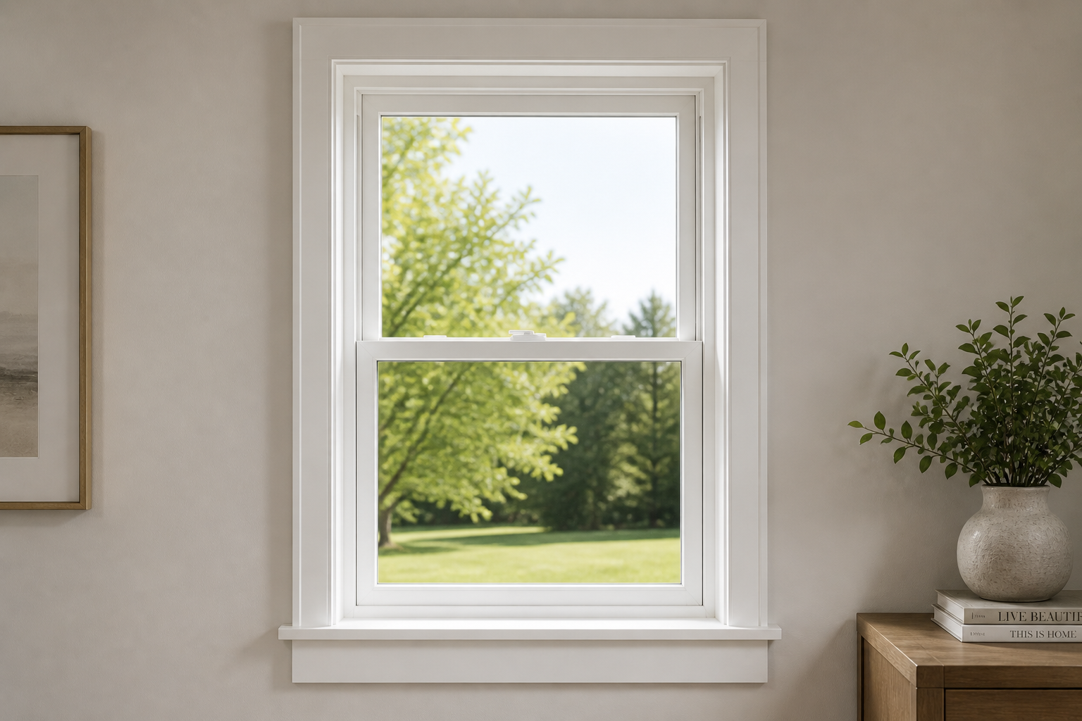 Double hung window replacement installed in Central Florida home — Colonial Window and Door