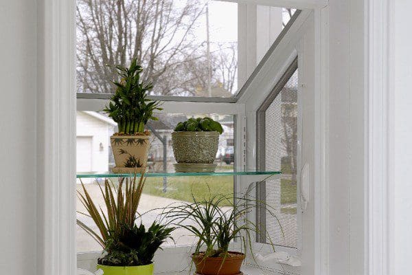 Garden window shelf with plants — Central Florida