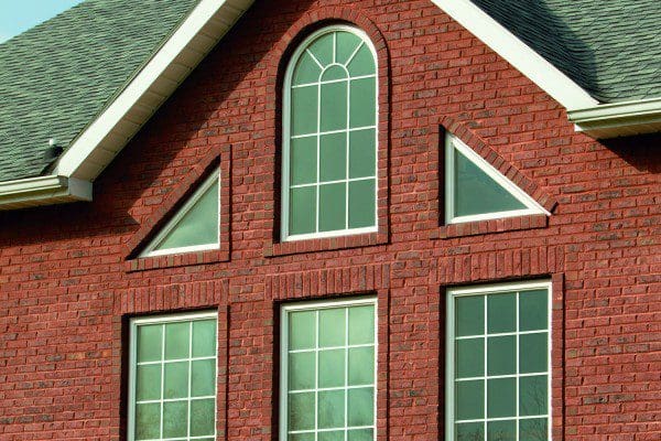 Geometric window exterior — Central Florida home