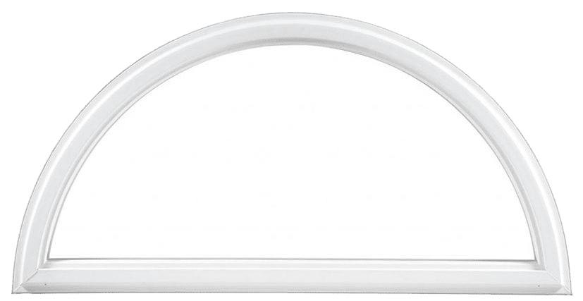 Geometric specialty window — custom shaped architectural window for Central Florida homes