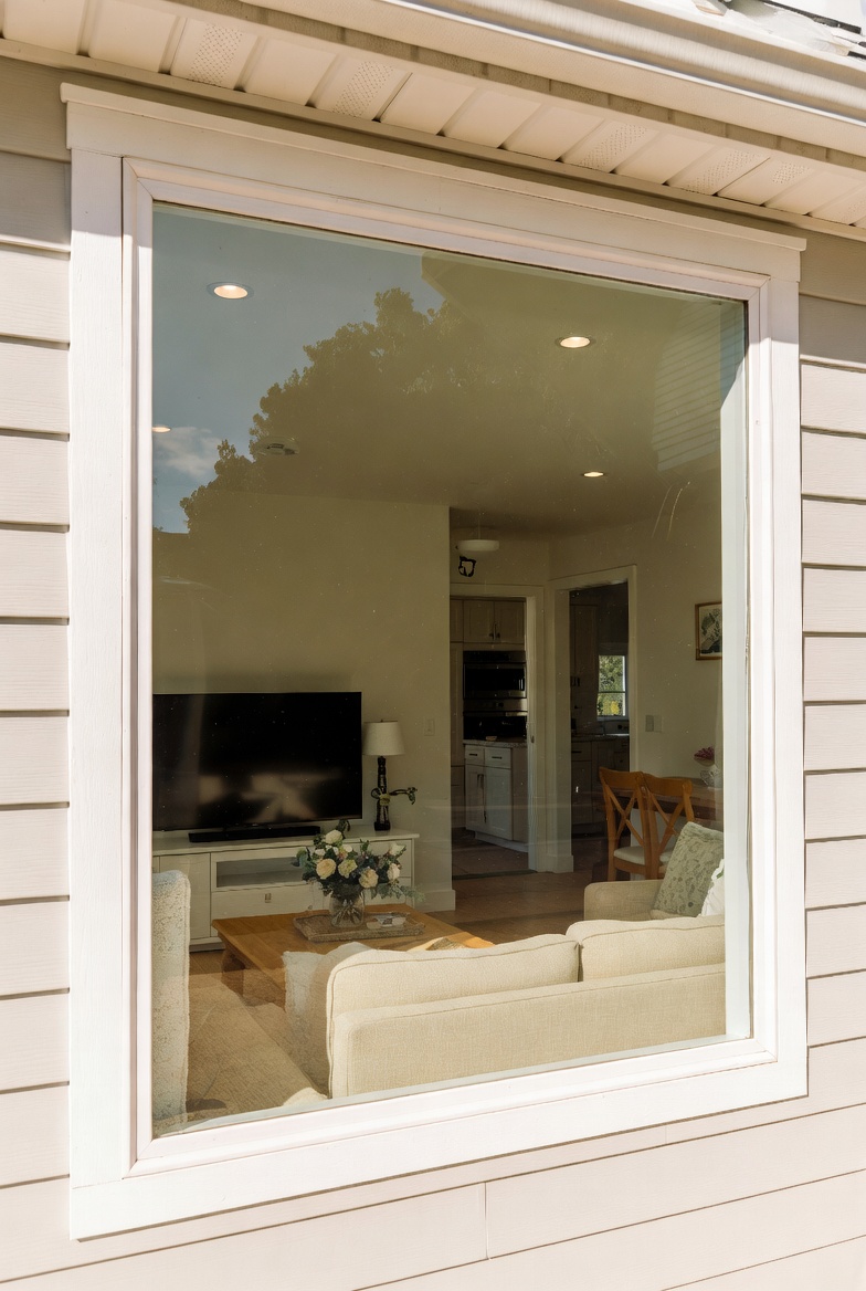 Picture window interior view — Central Florida home