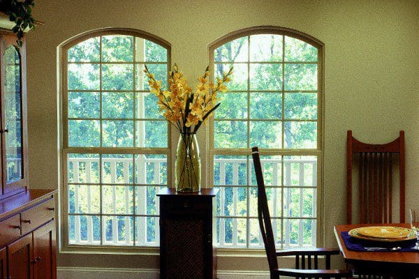 Single hung windows with garden view — Central Florida