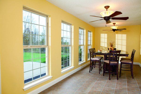 Single hung windows with warm interior — Central Florida